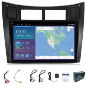 TOYOTA YARIS 2005-2012 ANDROID GPS USB WIFI BLUETOOTH CARPLAY ANDROID AUTO 4GB 64GB Q6 QLED